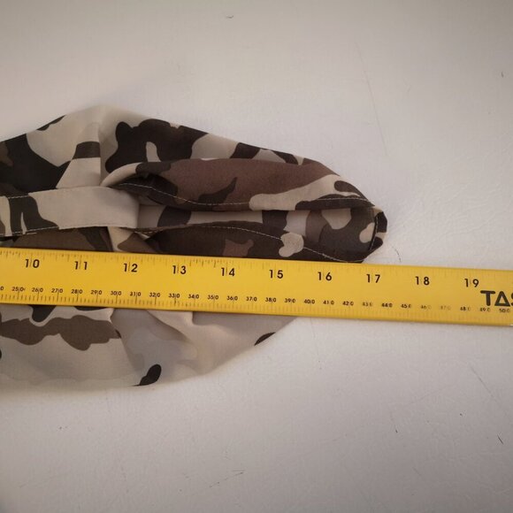 FDJ French Dressing Jeans Ladies Camo Print Size 10 Blouse - Picture 11 of 12